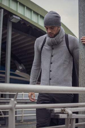 Maloja Strick Jacke Grey