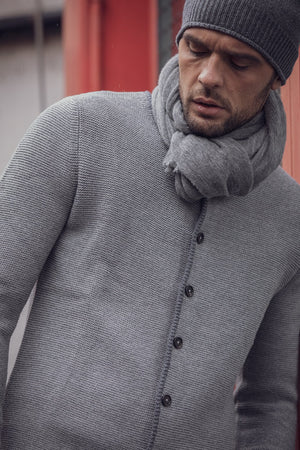 Maloja Strick Jacke Grey